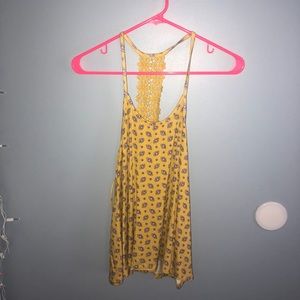 Yellow Floral Tank